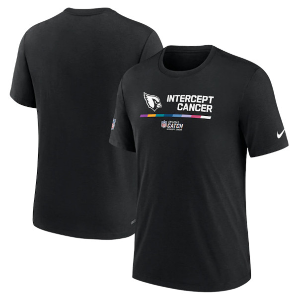 Men's Arizona Cardinals Black 2022 Crucial Catch Performance T-Shirt